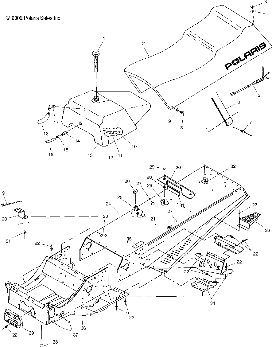 Tunnel and seat - s03lt3as