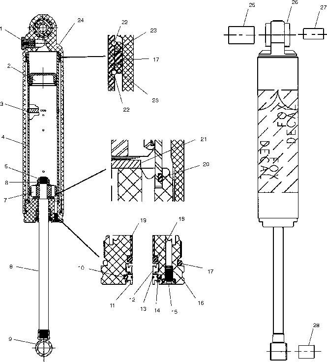 Shock (rear track) - s03nd5bs