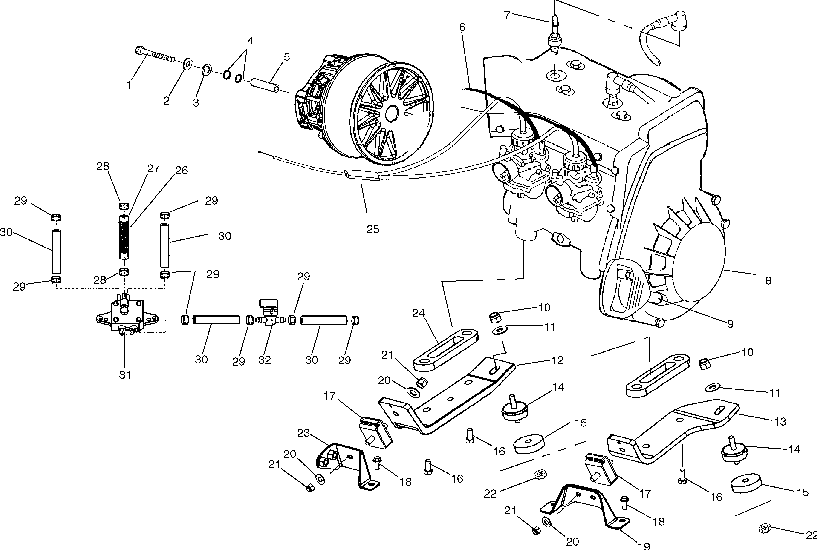 Engine mounting - s03nd5bs