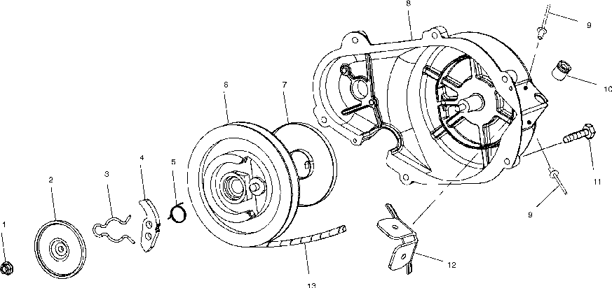 Recoil starter - s03nd7cs