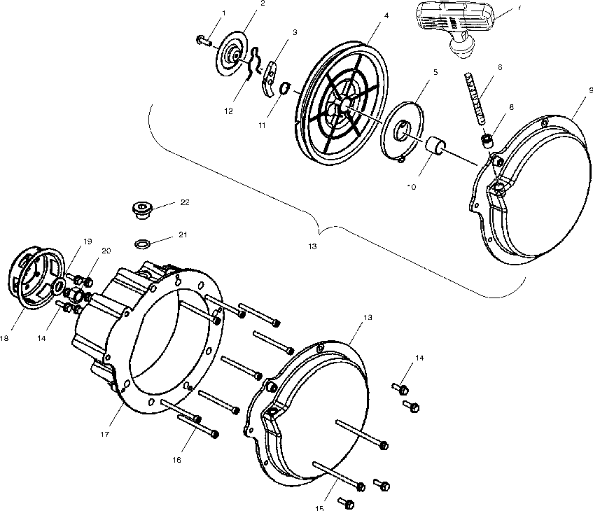 Recoil assembly - s03nd7ds