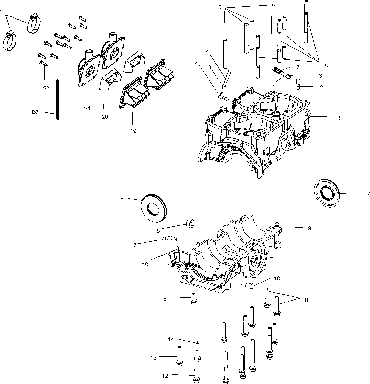 Crankcase (600) - s03np6es_6esa_6esb-s03na6es-s03nf6es-s03ne6es