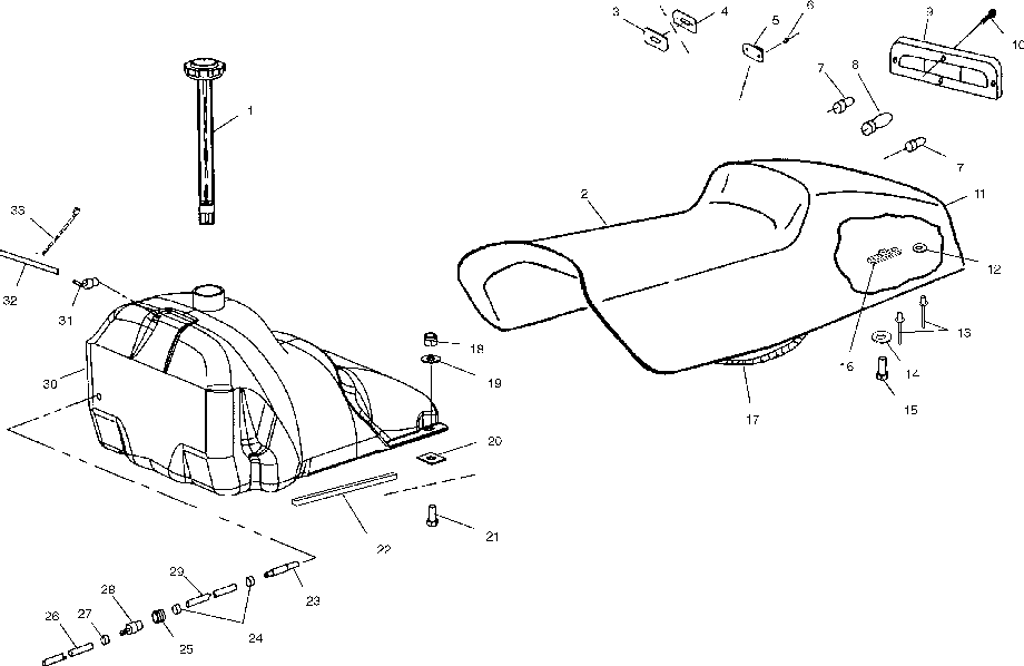 Seat and gas tank - s03np5cs_5csa_5csb_6es_6esa_6esb-s03na5cs_6es-s03nf5cs_6es-s03ne5cs_6es