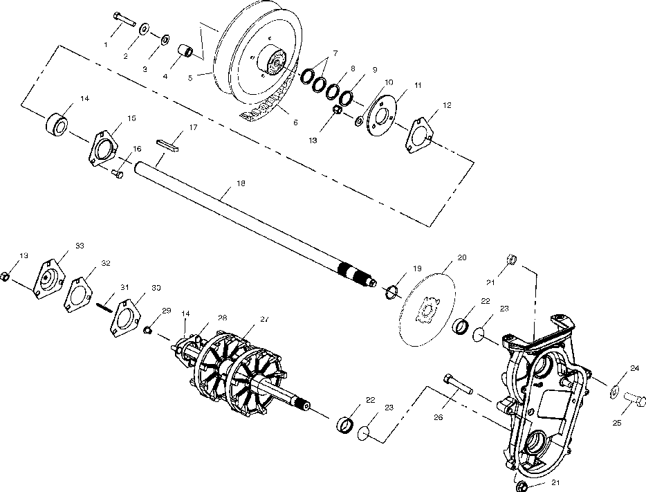 Drive train - s03np5cs_5csa_5csb_6es_6esa_6esb-s03na5cs_6es-s03nf5cs_6es-s03ne5cs_6es