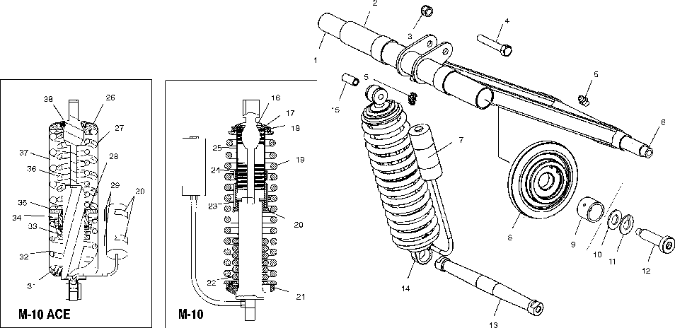 Rear torque arm (m-10) - s03nf5cs_6es-s03ne5cs_6es