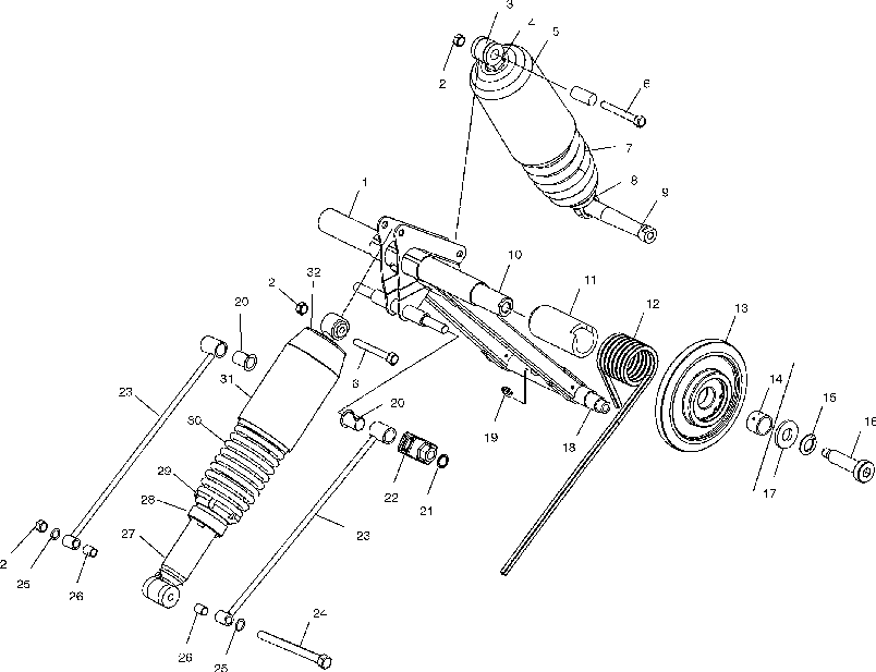 Rear torque arm - s03nt7ds