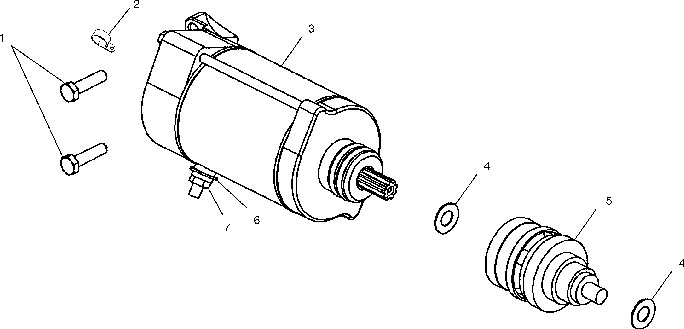 Starting motor - s03nt7ds