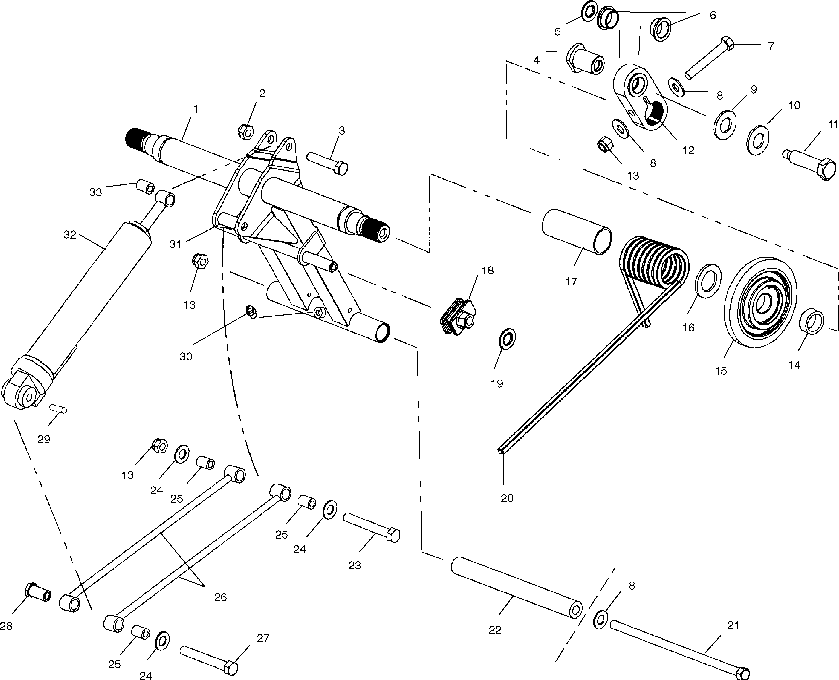 Torque arm rear - s04nb4bs