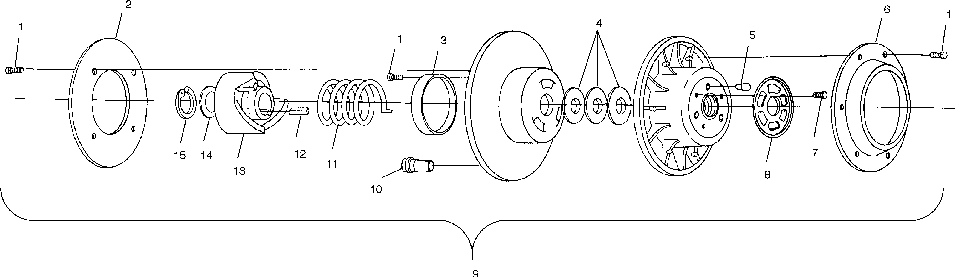 Driven clutch - s04nb4bs