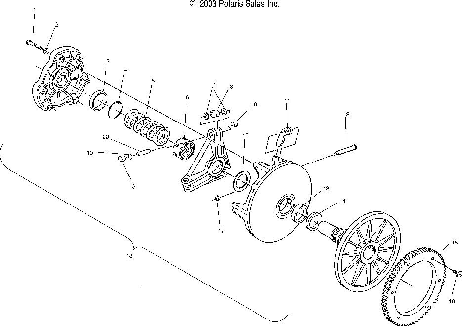 Drive clutch - s04nd5bs