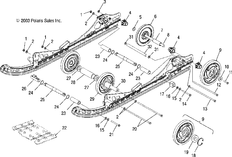 Rear suspension (m-10)(m-10 ace) - s04nd6es_esa_esb