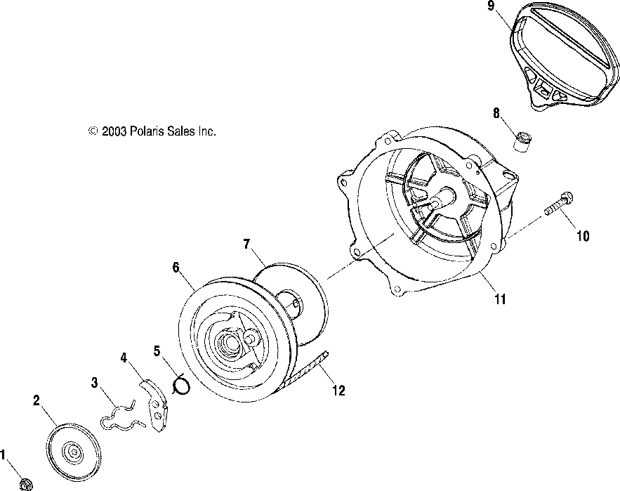 Recoil starter - s04nd6es_esa_esb