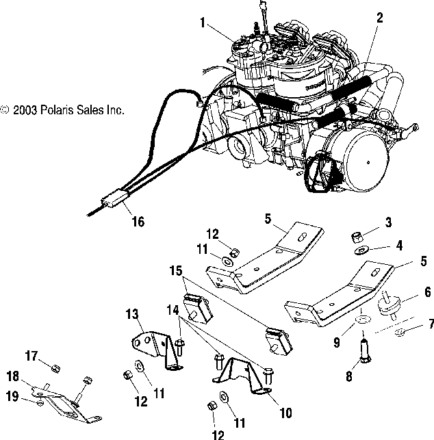 Engine mounting - s04nd7cs_csa_8cs_csa_csb