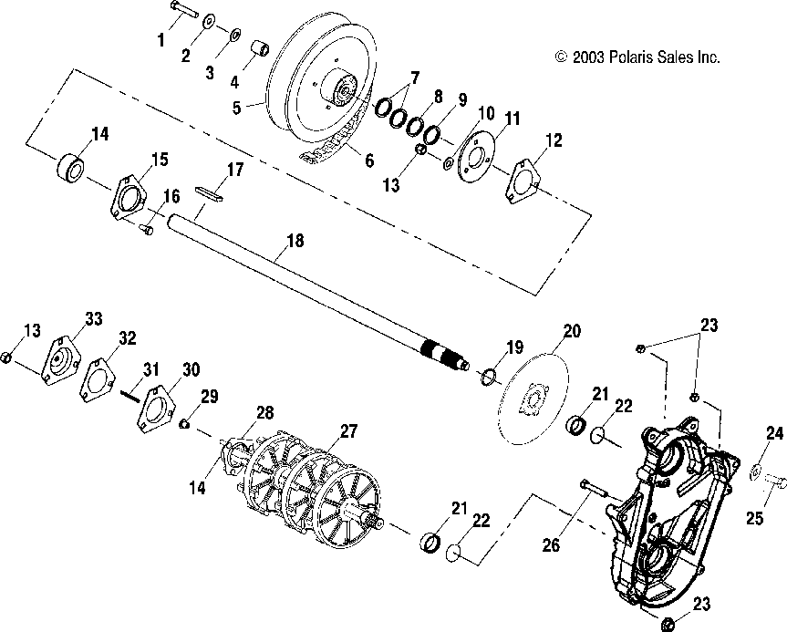 Drive train - s04nd7cs_csa_8cs_csa_csb