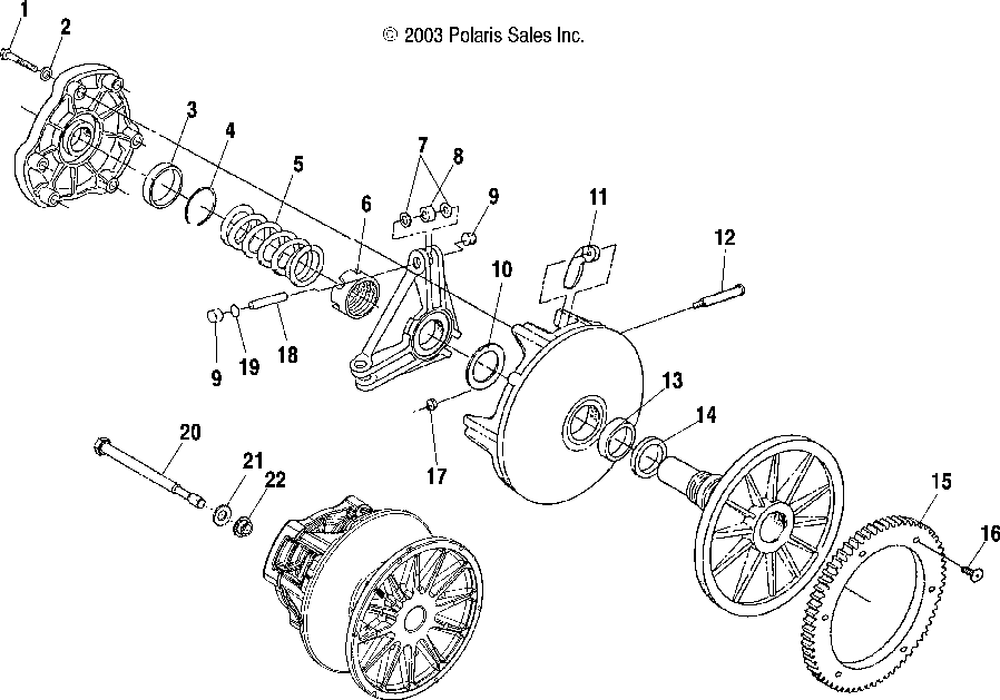 Drive clutch - s04nd7cs_csa_8cs_csa_csb