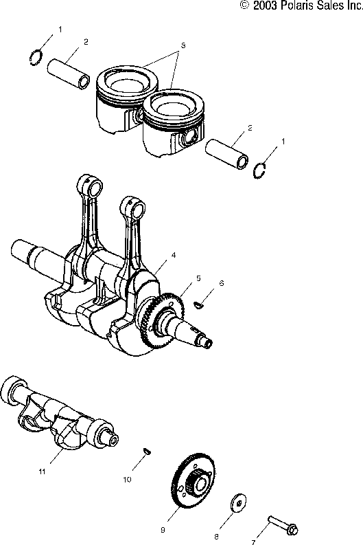 Crankshaft and piston - s04nd7ds_dsa