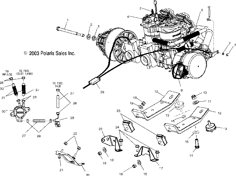 Engine mounting (700_800) - s04nk7cs_a_b_c-s04nl7cs_a_b_c-s04nk8cs_a_b_c-s04nl8cs_a_b_c-s04nm8cs_a_b_c