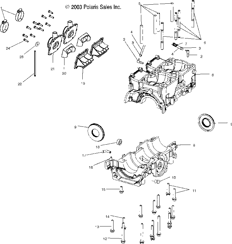 Crankcase (600) - s04nk6es_a_b_c