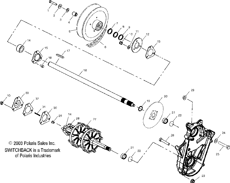 Drive train - s04ns6es_a_b_c_d-s04ns7cs_a_b_c_d-s04ns8cs_a_b_c_d