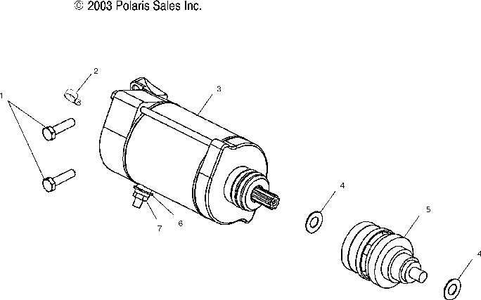 Starting motor - s04nt7ds