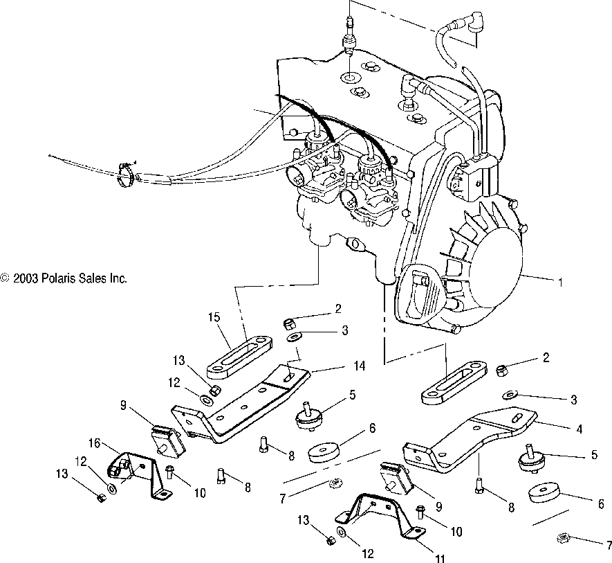 Engine mounting - s04nx5bs_be