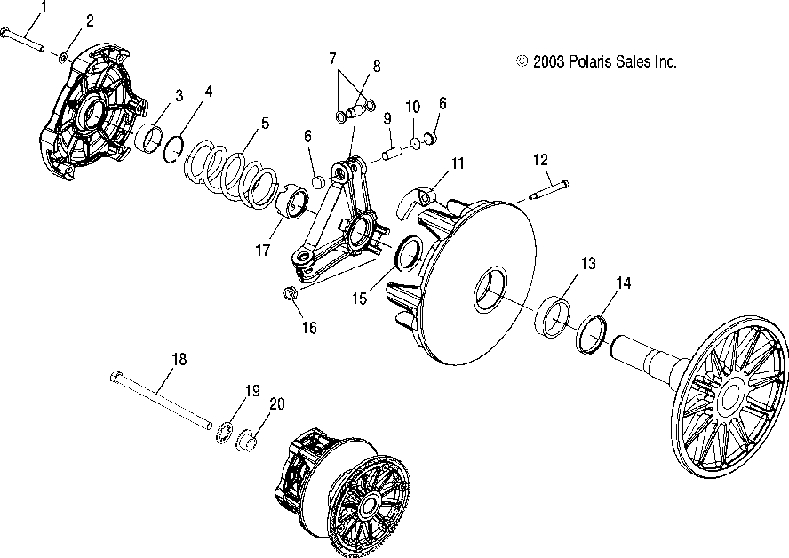 Drive clutch - s04nz8cs_csa_ce