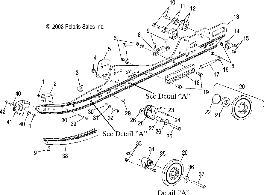 Rail mounting (suspension) - s04nz8cs_csa_ce