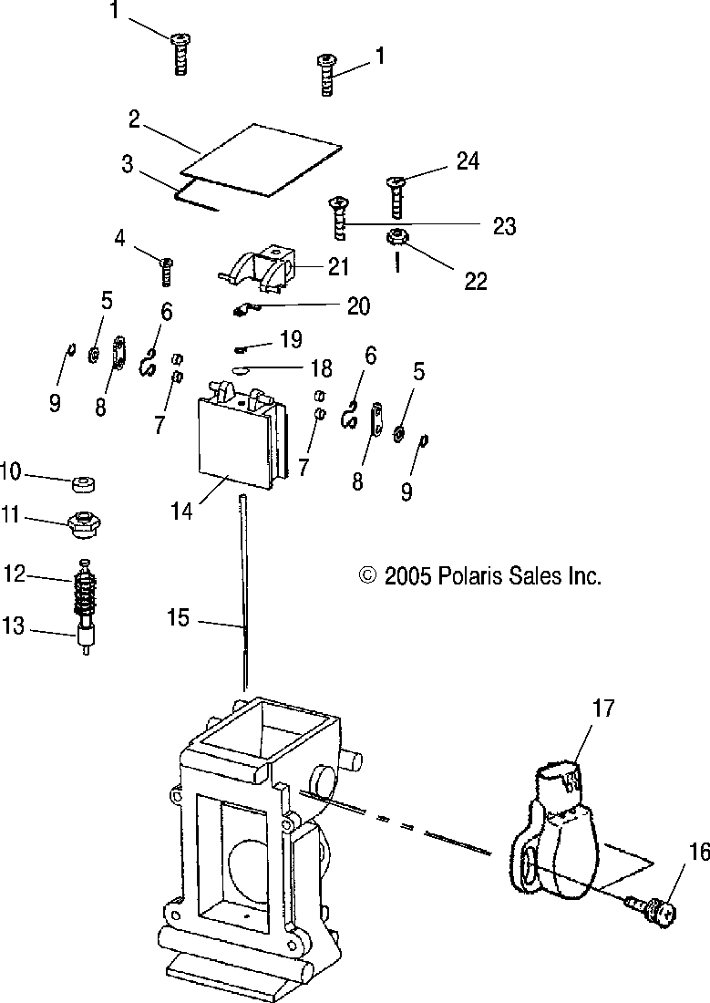 Carburetor upper - s07np5cs_ce