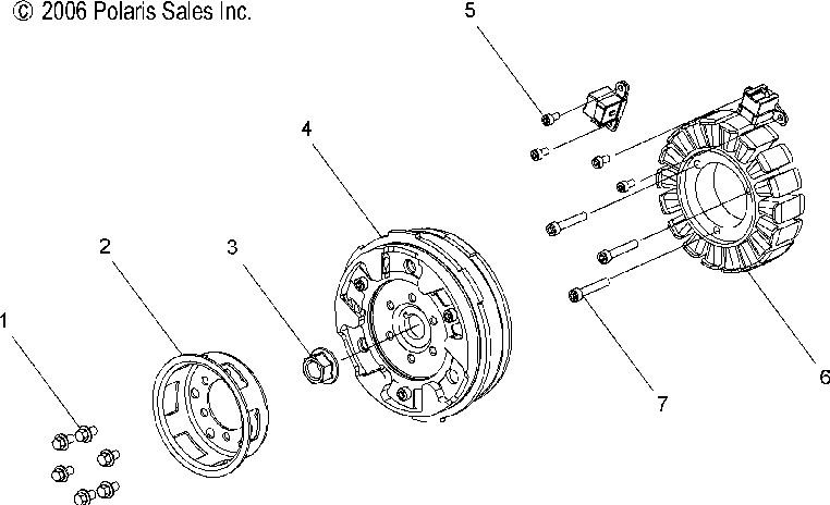 Engine stator_flywheel - s07pc7js_je