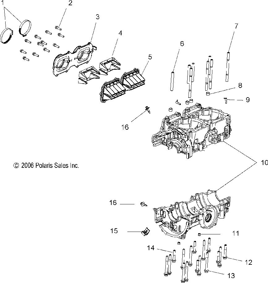 Engine crankcase - s07pl7js_je