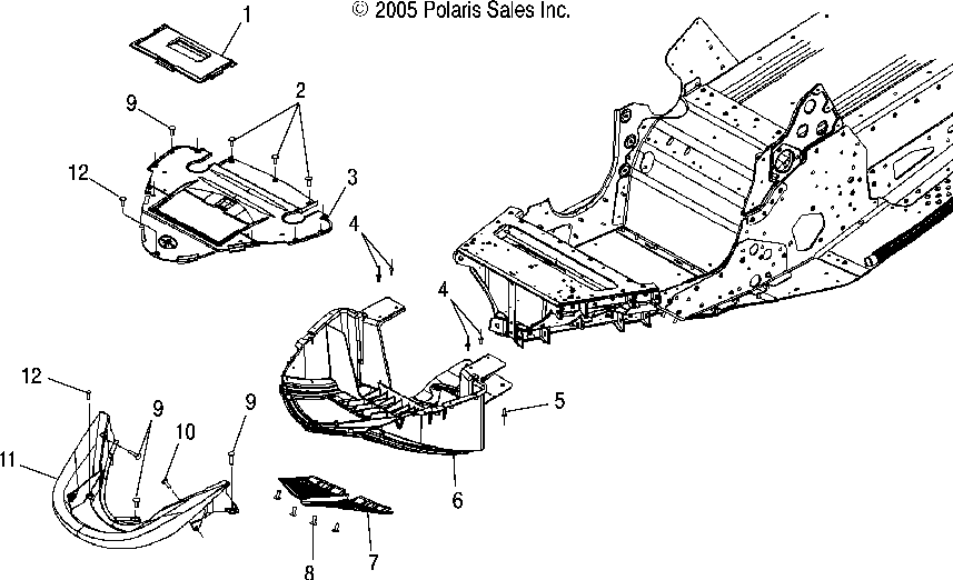 Bumper front and nosepan - s07ps7fs_fe