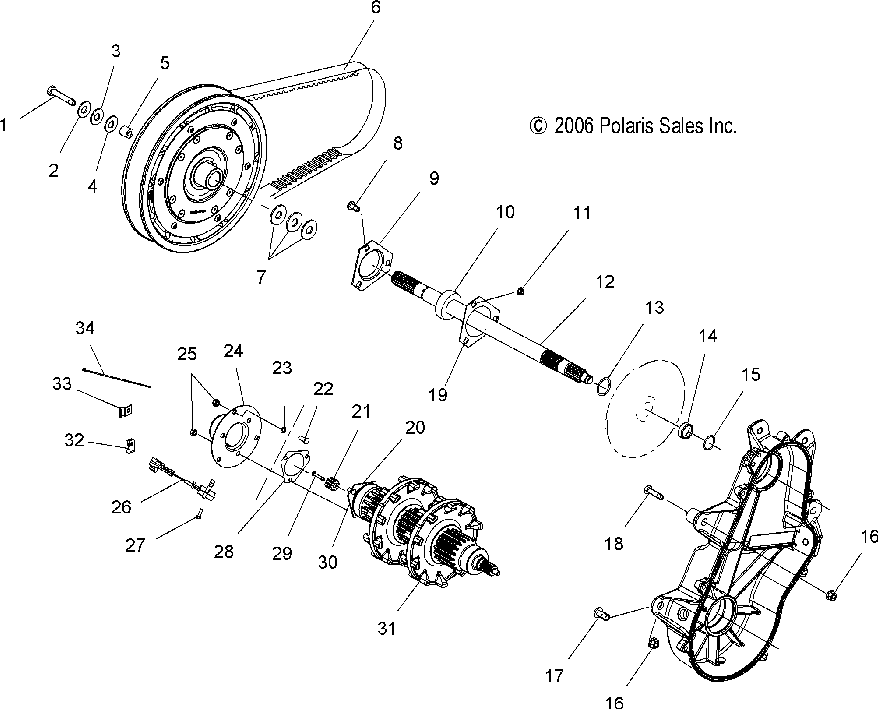 Drive train assembly - s07pt6hs_he