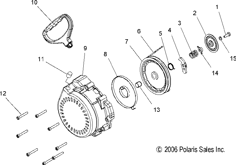 Engine recoil starter - s07pt6hs_he