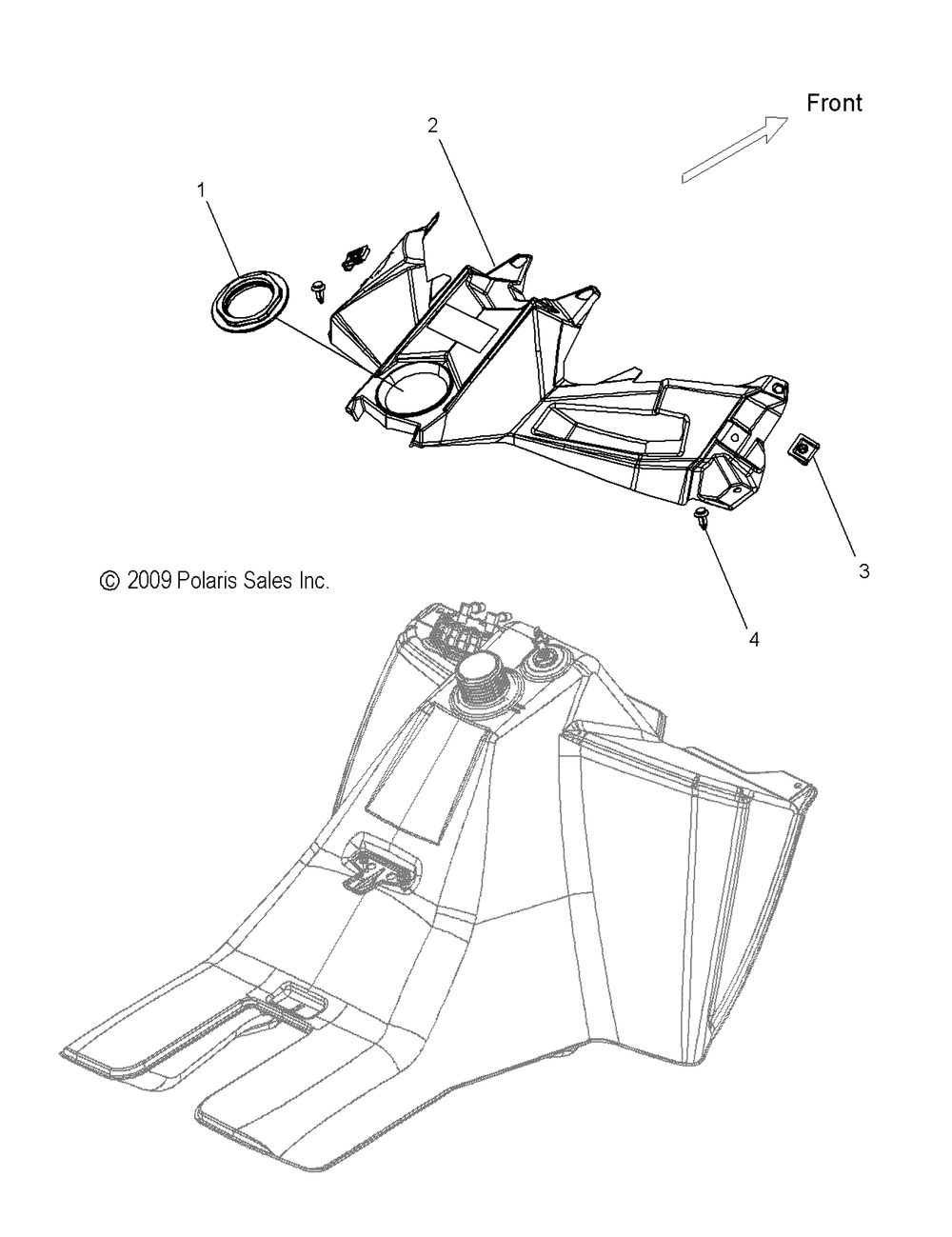 Body console - s10bf6ksl_ksa_kea