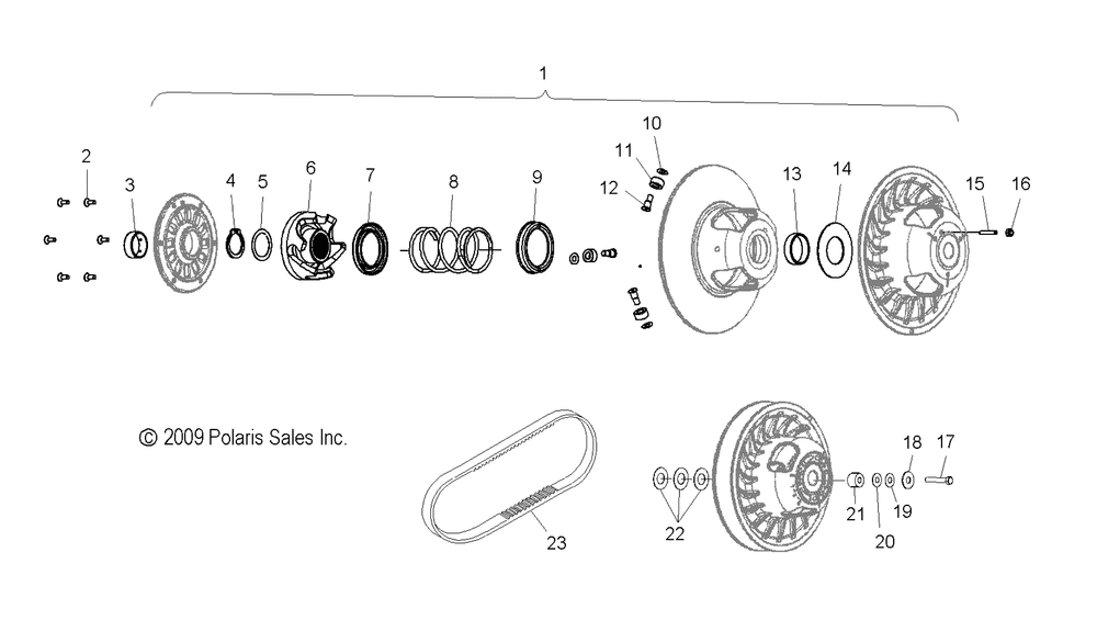 Drive train clutch secondary - s10bf6ksl_ksa_kea