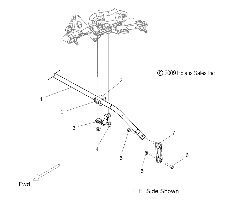 Suspension sway bar - s10bf6ksl_ksa_kea