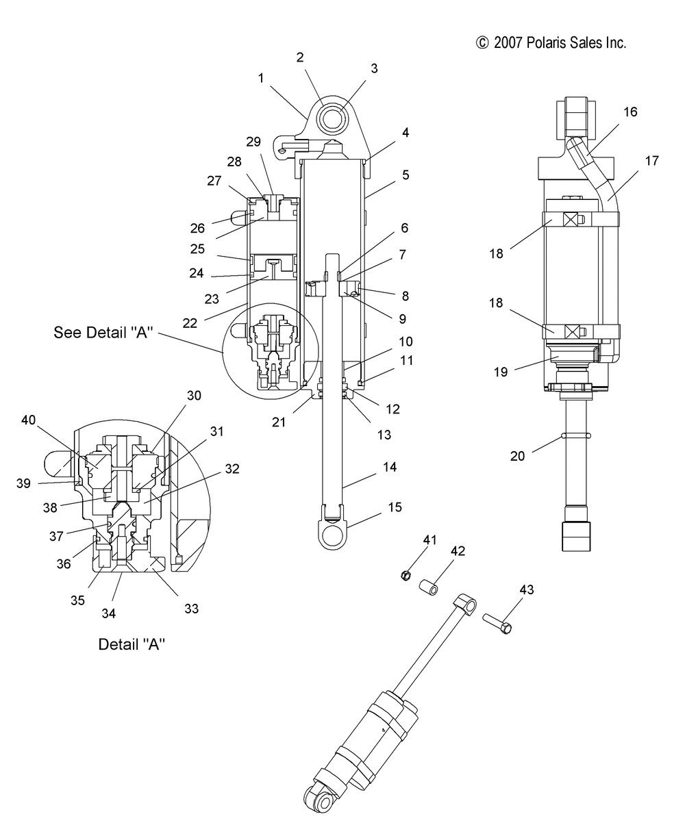 Suspension shock rear track (walker evans) - s10mx6jsa_jea