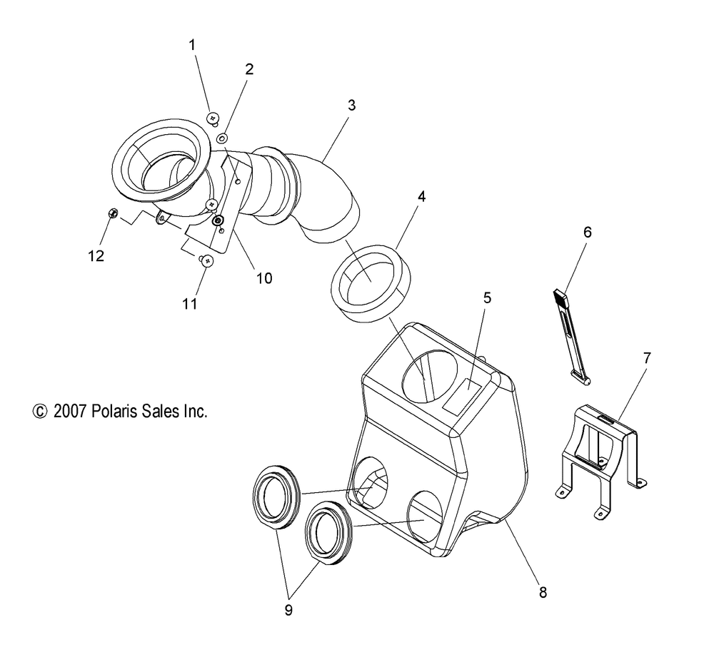 Engine air intake system - s10mx6jsa_jea