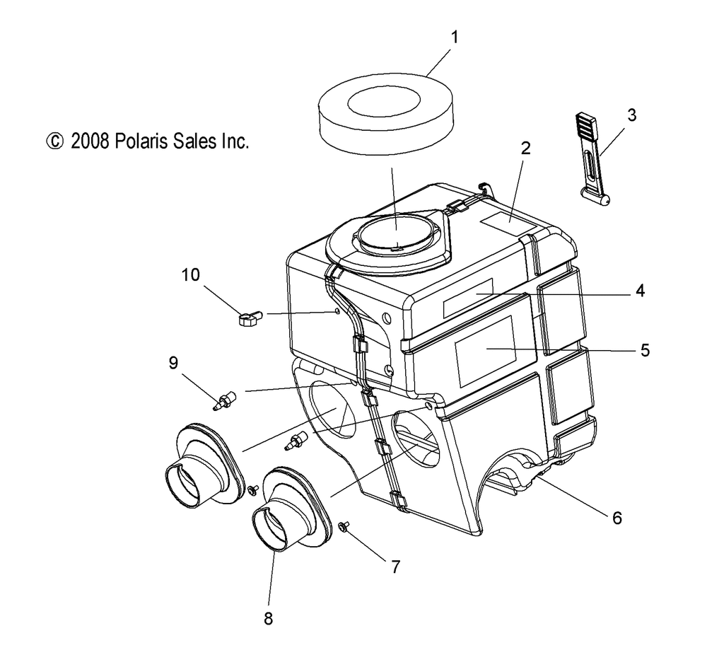 Engine air intake system - s10nj5bsa_bsl