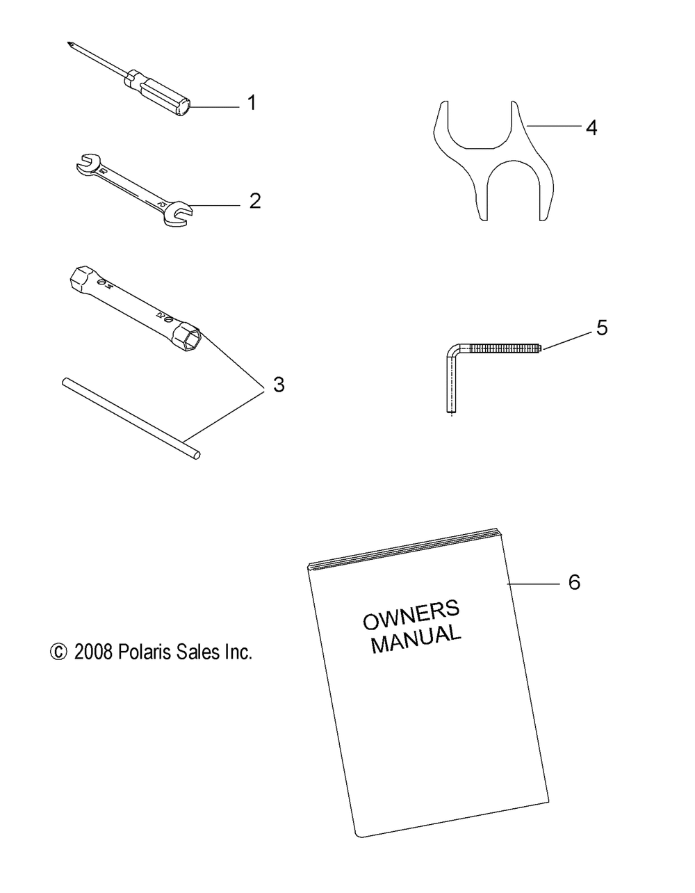 Tools tool kit and owners manual - s10nj5bsa_bsl