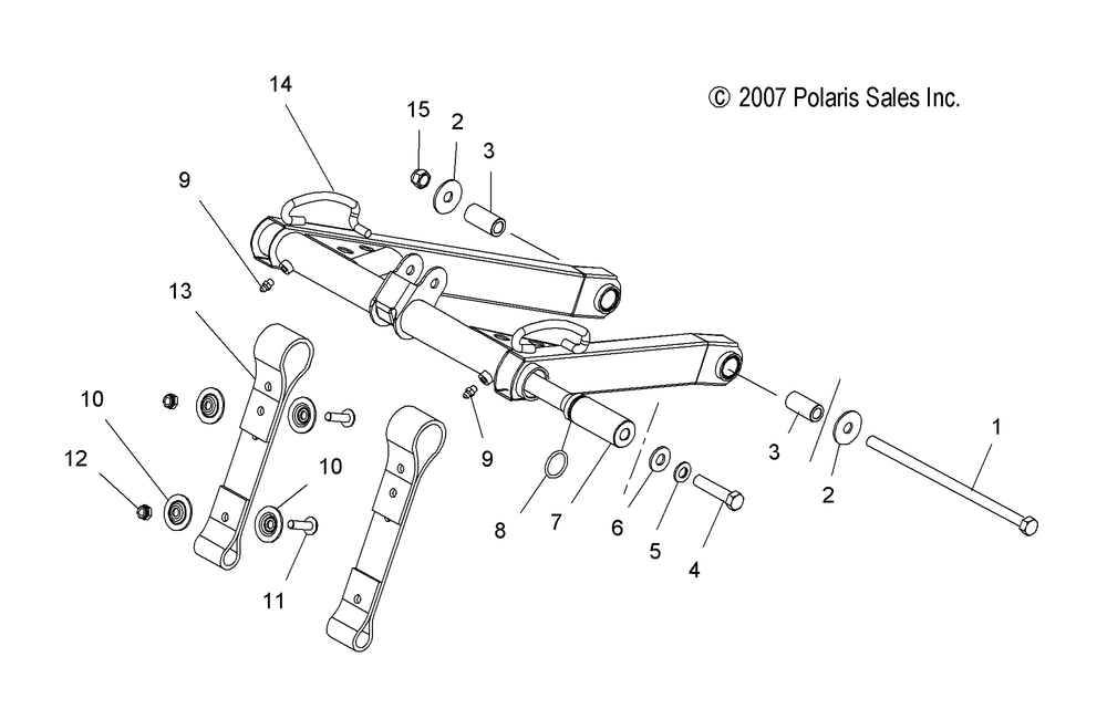 Suspension torque arm front - s10pd7fsl