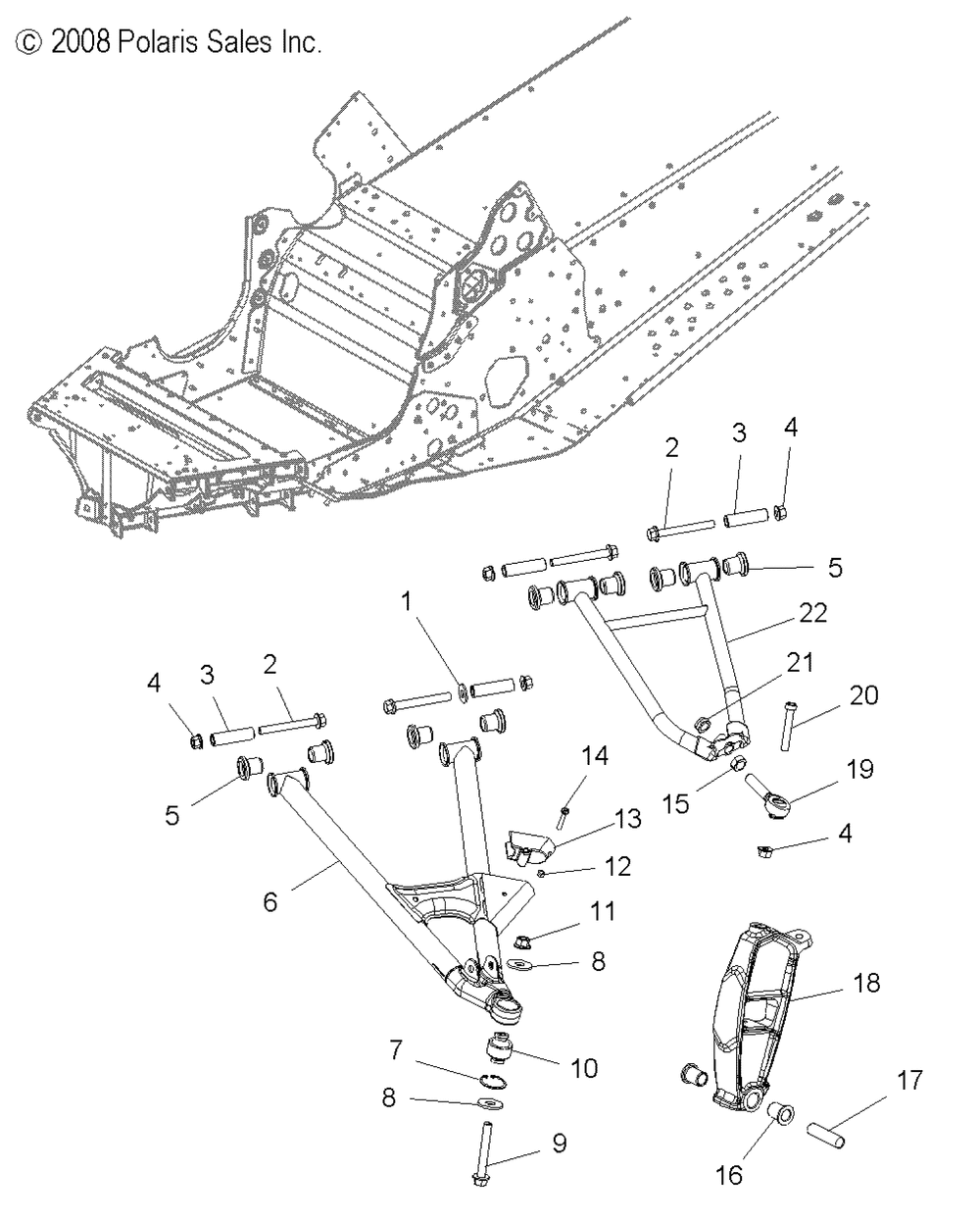 Suspension front asm. - s10pd7fsl