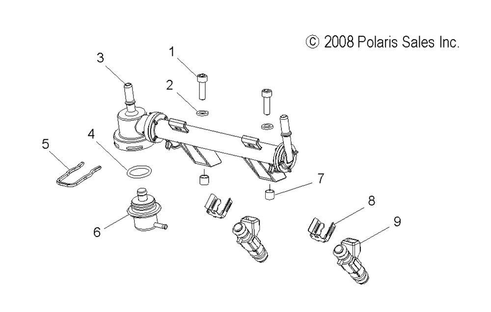 Engine fuel rail - s10pd7fsl