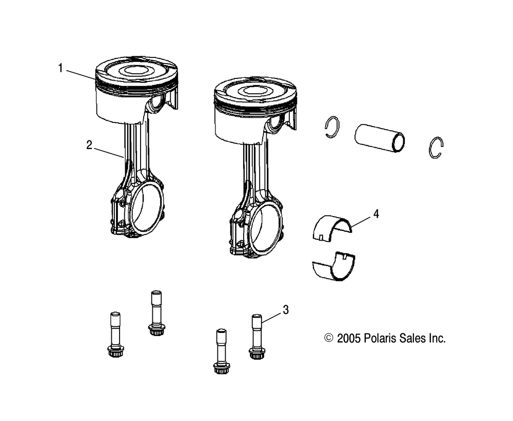 Engine piston - s10pd7fsl