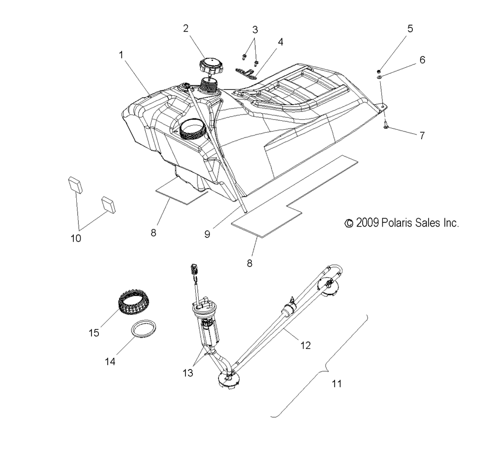 Fuel system fuel tank asm. - s10pg8_ph8 all options