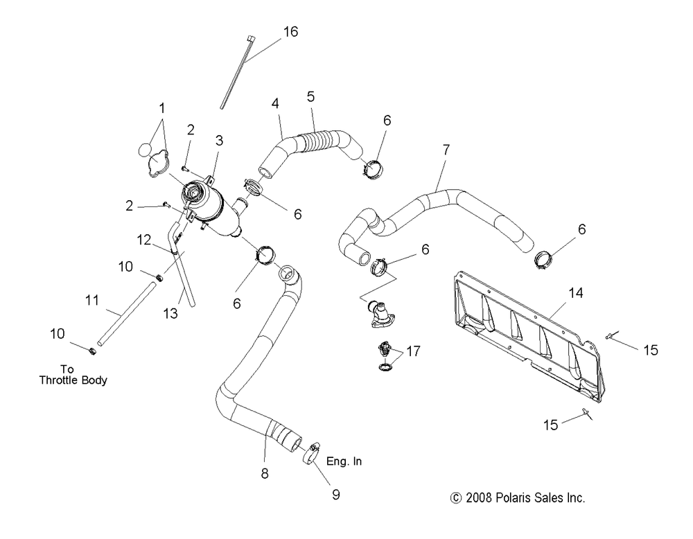 Engine cooling system - s10pg8_ph8 all options