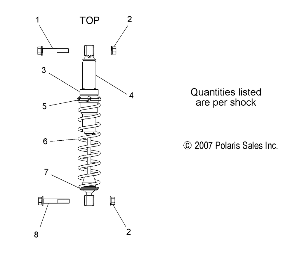 Suspension shock ifs