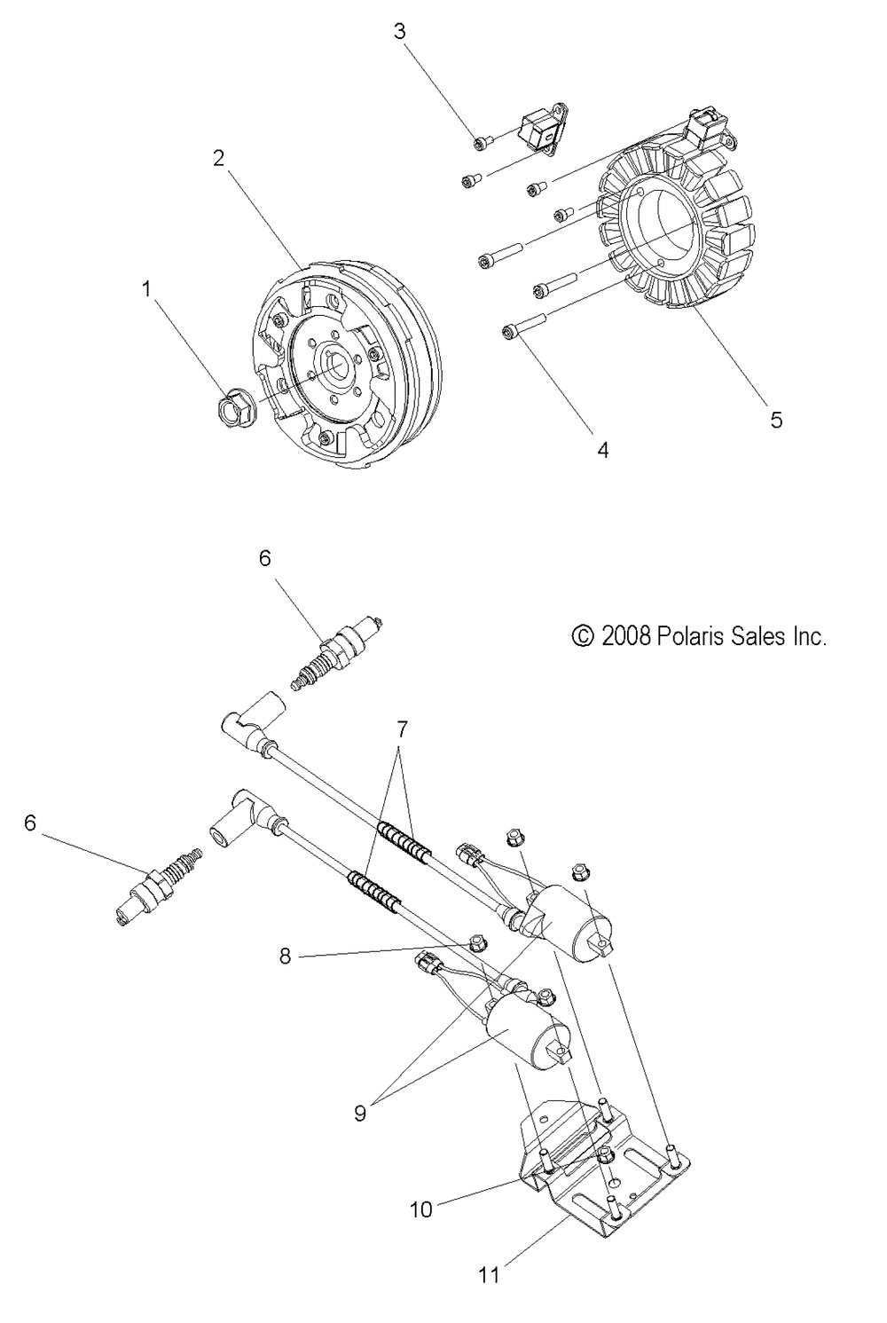 Electrical ignition system - s10pk6hsa_hsl_hea_pm6hsa_hsl