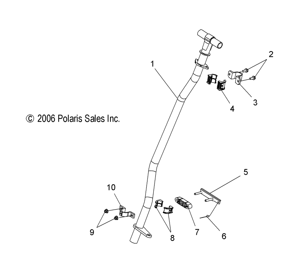 Steering steering post assembly - s10pk8esa_esl_eea_pm8esa_esl