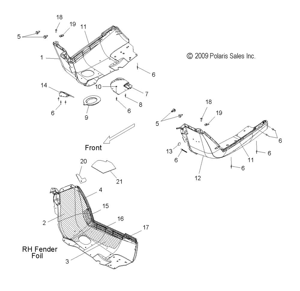 Body fenders - s10pl8esa_eea